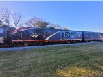 New ALC-42's lead the Amtrak Sliver Metor through Palatka, FL 